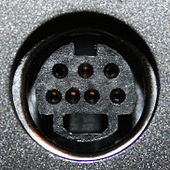 100-S-Video 7-pin quasi-DIN connector
