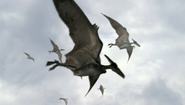 flying pterodactyls