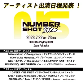 NUMBER SHOT2023 poster