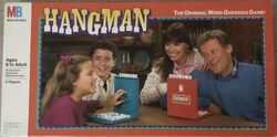  Milton Bradley 1988 Hangman Board Game : Toys & Games