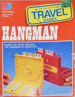  Milton Bradley 1988 Hangman Board Game : Toys & Games