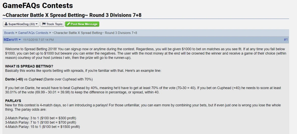 2018 Spread Betting Challenge Board 8 Wiki Fandom