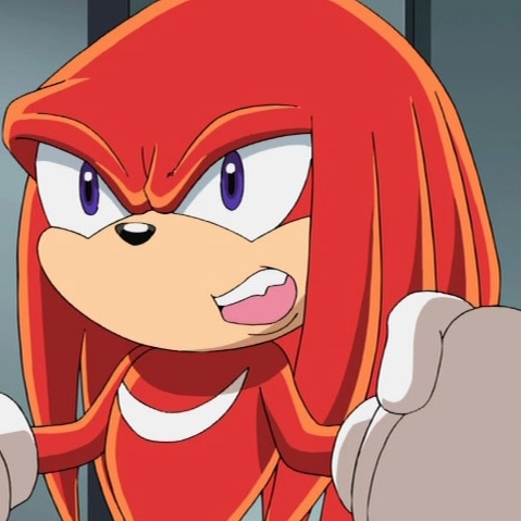 Knuckles the Echidna is a red echidna found in many Sonic games. 