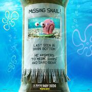 "Missing Snail!" Poster.