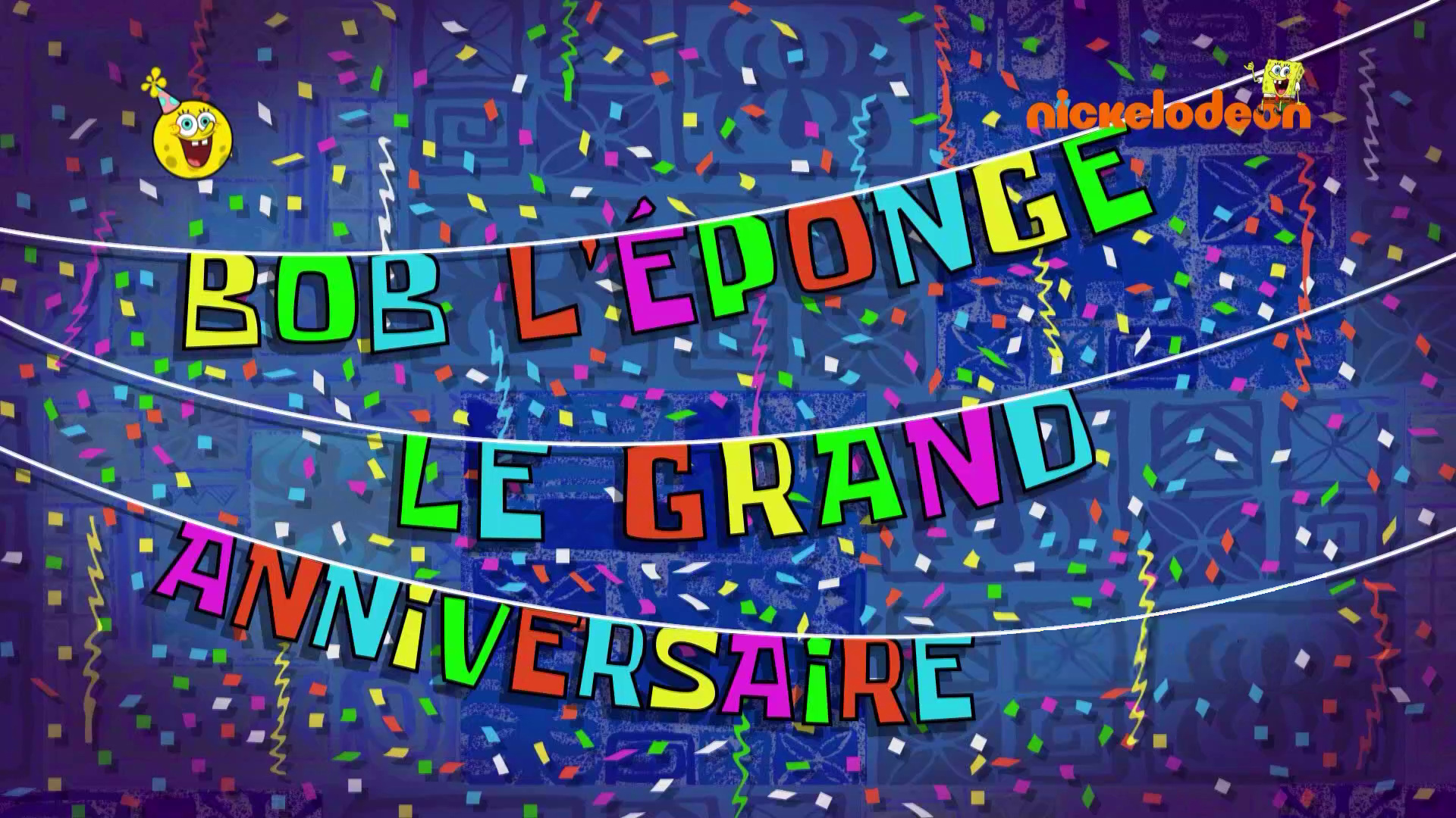 Bob L Eponge Le Grand Anniversaire Wiki Bob L Eponge Fandom