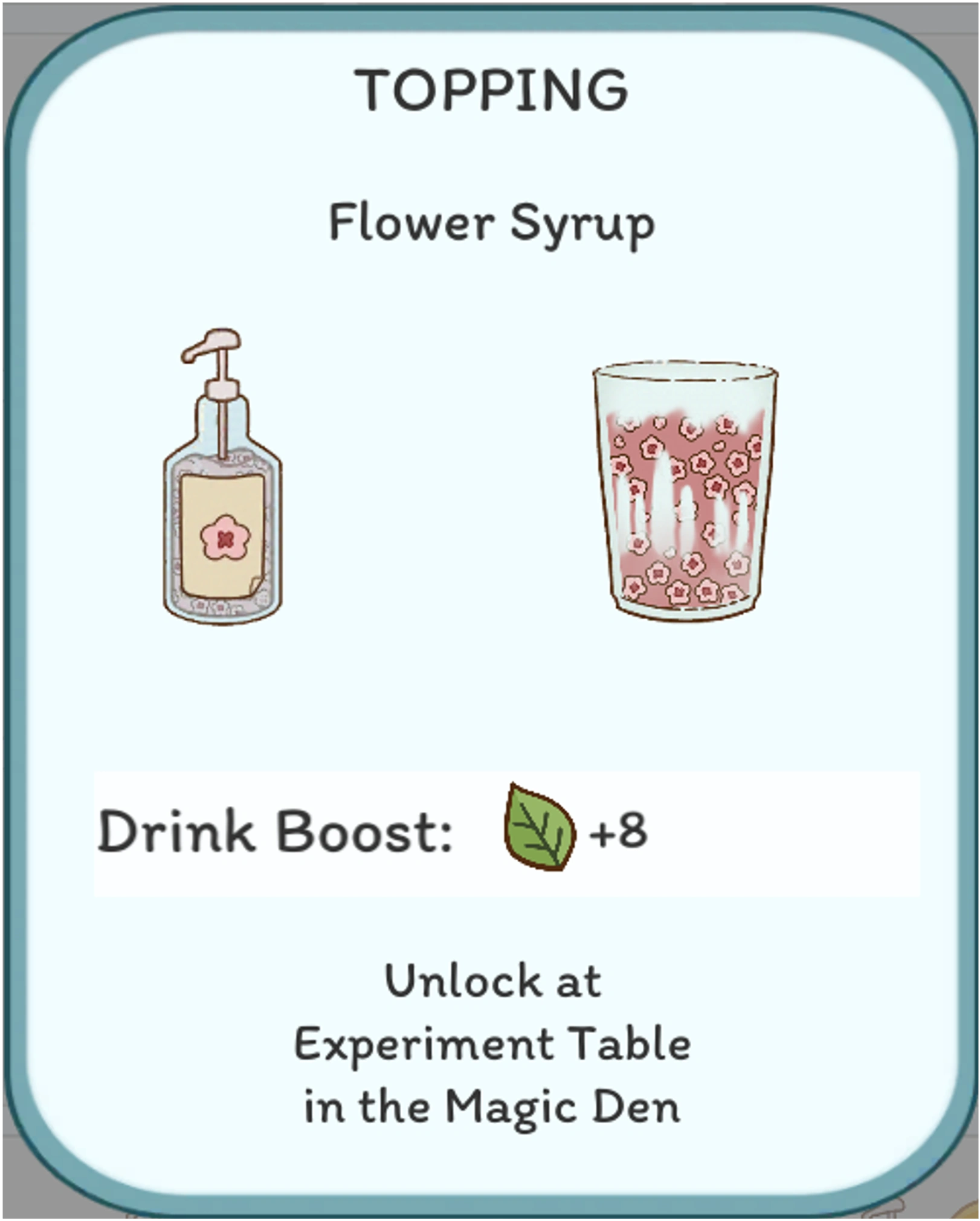 Flower Syrup | Boba Story Wiki | Fandom