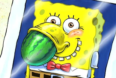 bob esponja lamiendo