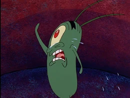 Las piernas de Plankton desaparecieron.