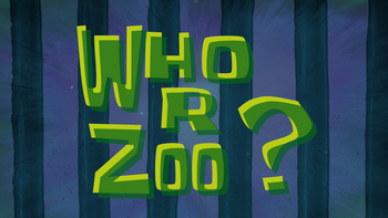 Who R Zoo title card