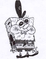 Diseño original, cuando fue llamado SpongeBoy por primera vez