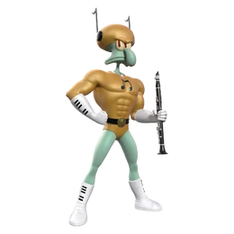 Calamardo como Desafinardo.