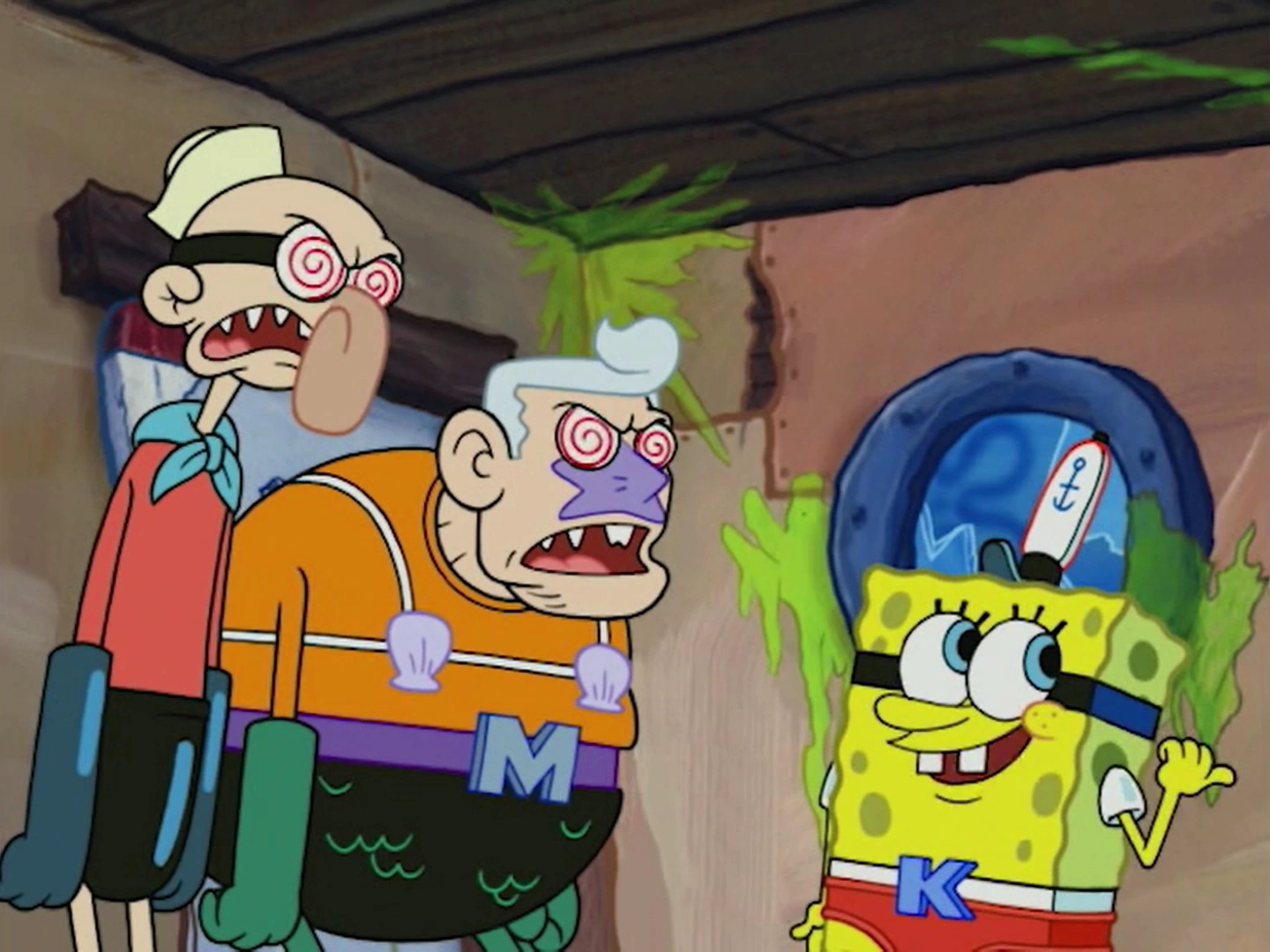 Sireno Man Contra Bob Esponja | Bob Esponja Wiki | Fandom, image size:1440x1080