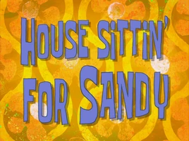 Cuidando la Casa de Arenita tarjeta de titulo