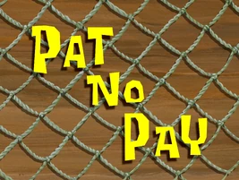 Patricio No Paga tarjeta de titulo