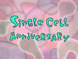 Aniversario Unicelular tarjeta de titulo