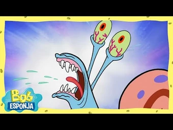 bob esponja cara de disgusto
