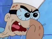 Chico Percebe con ojos azules.