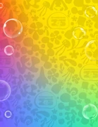 Fondo utilizado en materiales promocionales del 25 aniversario.