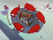 Help Wanted 094.png (1,84 MB) Cuatro autobuses llegan, luego se convierten en cinco.