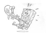 Un boceto publicado en Twitter por Sherm Cohen.[8]