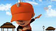 BoBoiBoy Petir gaya dab