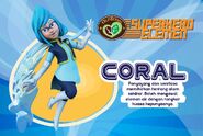 Superhero Elemen - Coral