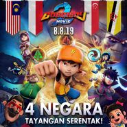 BoBoiBoy Movie 2 - 4 Negara Tayangan Serentak!