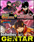 BoBoiBoy Quake + Thunderstorm = BoBoiBoy Gentar