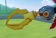 HookaBot's "Ensnaring Hook" in Episode 5. Used to capture BellBot, MotoBot and OchoBot