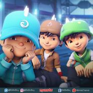 BoBoiBoy Air, Tanah dan Daun