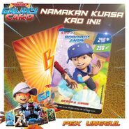 BoBoiBoy Galaxy Card - Namakan Kuasa Kad BoBoiBoy Angin Ini!