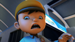 Boboiboy shocked after his pants riped