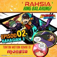 Episod 2 Bahagian 3 di YouTube Monsta