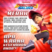 BoBoiBoy Api - Merah