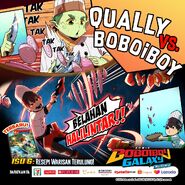 Qually VS BoBoiBoy