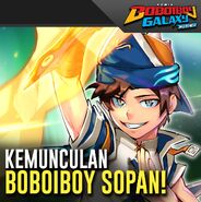 Isu 21 kemunculan BoBoiBoy Sopan