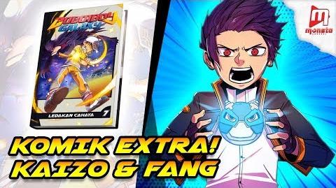 BoBoiBoy Galaxy Comic VOL 7 Komik Extra Kaizo & Fang Promo