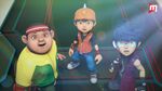 BBBG Ep.10 screencap: Gopal, Boboiboy and Fang