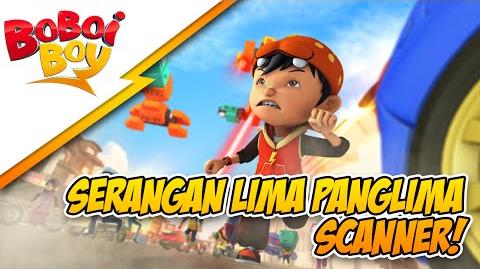 BoBoiBoy Klip Eksklusif 2014 Serangan Lima Panglima Scammer!