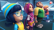 Ying, Yaya, Gopal dan BoBoiBoy bersiap-sedia