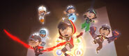 Hepta Split in BoBoiBoy 4D Adventure in MAPS