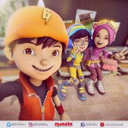 BoBoiBoy, Ying dan Yaya selfie