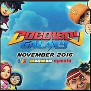 BoBoiBoy Galaxy Advertisement