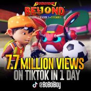 S1E1 Extended - 7.7 Million views on TikTok in 1 day
