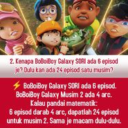 6 fakta tentang BoBoiBoy Galaxy yang anda perlu tahu - 2