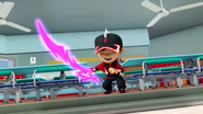 BoBoiBoy memegang Pedang Pembasmi Asid Gula