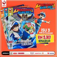 Komik BoBoiBoy Galaxy Musim 2 Isu 3 datang