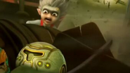Retak'ka finds Gammabot, who grants him his powers.