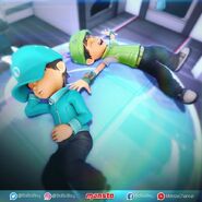 BoBoiBoy Air dan Daun tidur