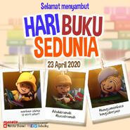 Selamat menyambut Hari Buku Sedunia